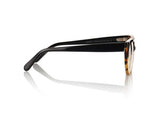 CANNES OPTICAL - Black & Amber. Stylish frames are a smaller take on the Portofino - suitable for smaller faces. Also available in sunglasses.