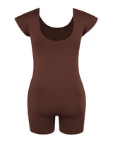 EUPHORIC unitard - Maroon - PRISM² - activewear unitard - brown unitard - plus size unitard
