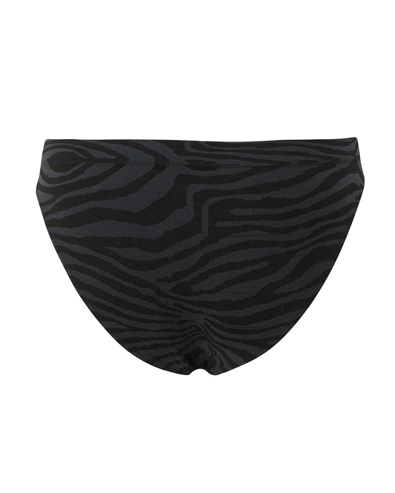 EVOLVE Bikini Bottoms | Zebra Jacquard