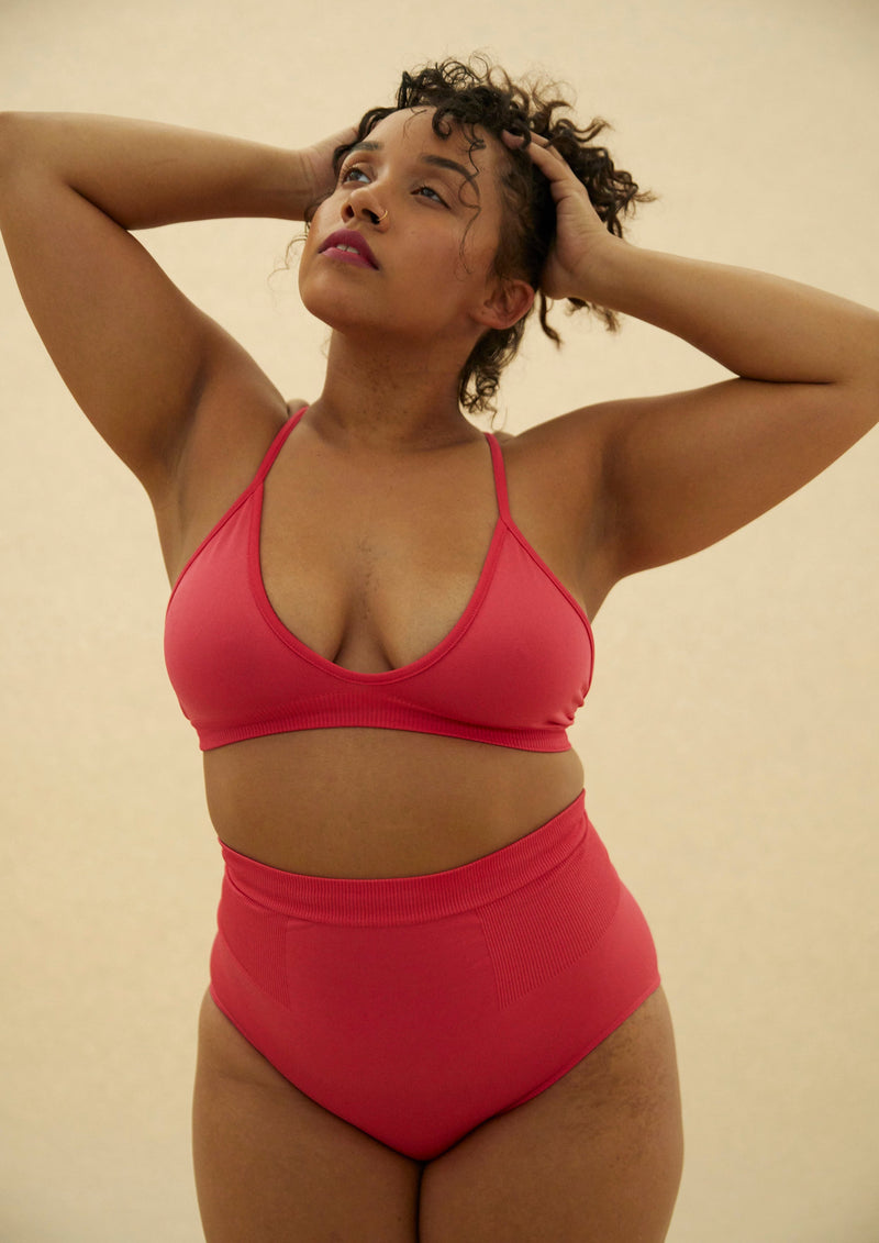 Blissful bra and Tranquil briefs set in pink - Prism