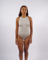 GLOWING - One-piece Swimsuit - Taupe