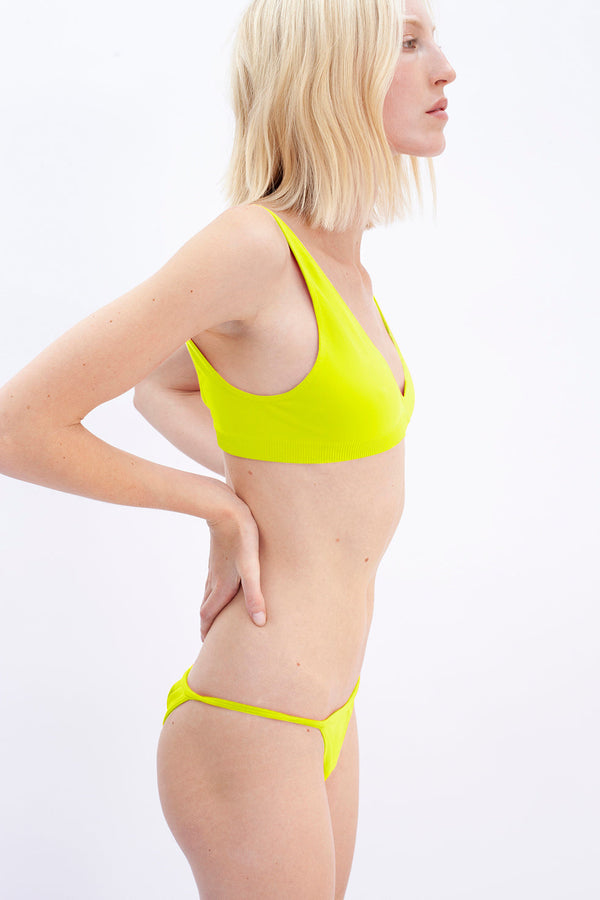 GRACEFUL Bikini Top | Neon Yellow | Image 2