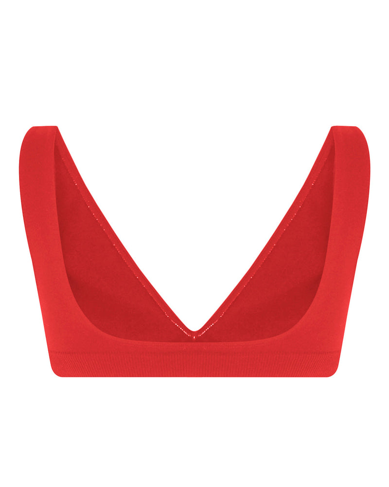 GRACEFUL - Bikini Bra Top - Bright Red