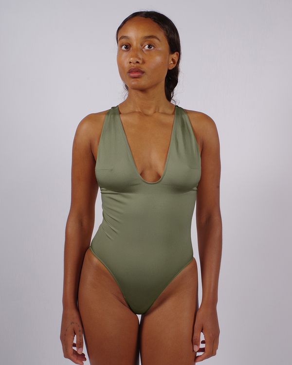 ILLUMINATE Body Swimsuit | Olive