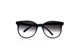 LONDON - Midnight Blue. The London is a PRISM classic. Easy to wear, round frame, oversized and comfortable, perfect for everyday wear. Unisex and suitable for all faces. Lightweight frames are also available in optical.