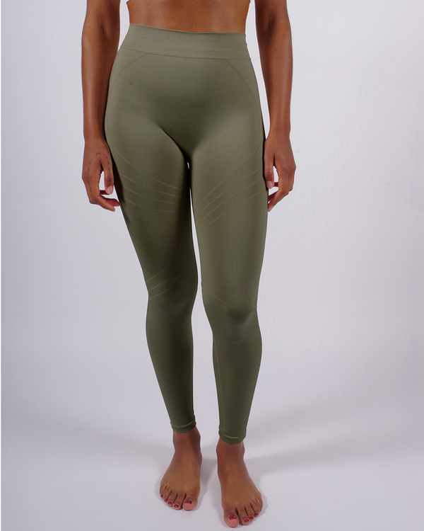Lucid leggings in Olive - PRISM² - green leggings - ladies gym leggings- ladies workout leggings- Plus size gym leggings -Curvy ladies leggings - Plus size gym leggings - Ladies gym leggings  Activewear leggings - Supportive - Shaping - Sculpting