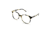 LONDON OPTICAL - Cream Tortoiseshell. The London is a PRISM classic. Easy to wear, round frame, oversized and comfortable, perfect for everyday wear. Unisex and suitable for all faces. Lightweight frames are also available in sunglasses.