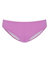 ESSAOUIRA - Magenta. These bikini bottoms sit low w/ high cut leg, medium side thickness & med bottom coverage. 
