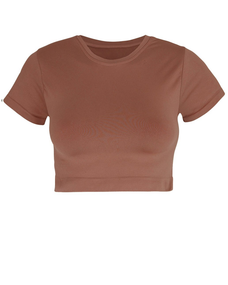 MINDFUL Crop Top | Rusty Pink