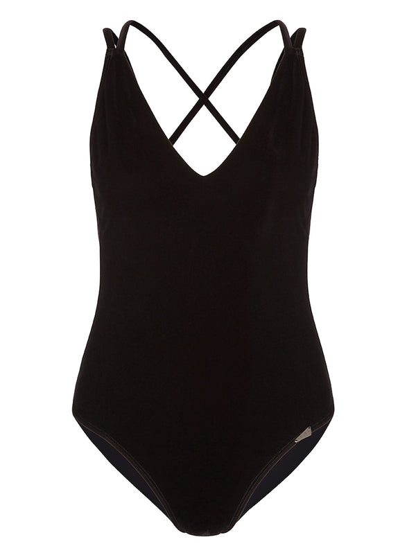 MYKONOS Swimsuit | Black Velvet | Image 1
