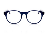 PARIS - Midnight Blue. A PRISM classic, easy to wear, round frame is petite and stylish, for everyday wear. Unisex style and suitable for smaller faces in sunglasses or opticals.