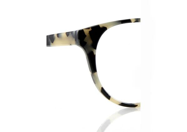 PARIS - Cream tortoiseshell. A PRISM classic, easy to wear, round frame is petite and stylish, for everyday wear. Unisex style and suitable for smaller faces in sunglasses or opticals.