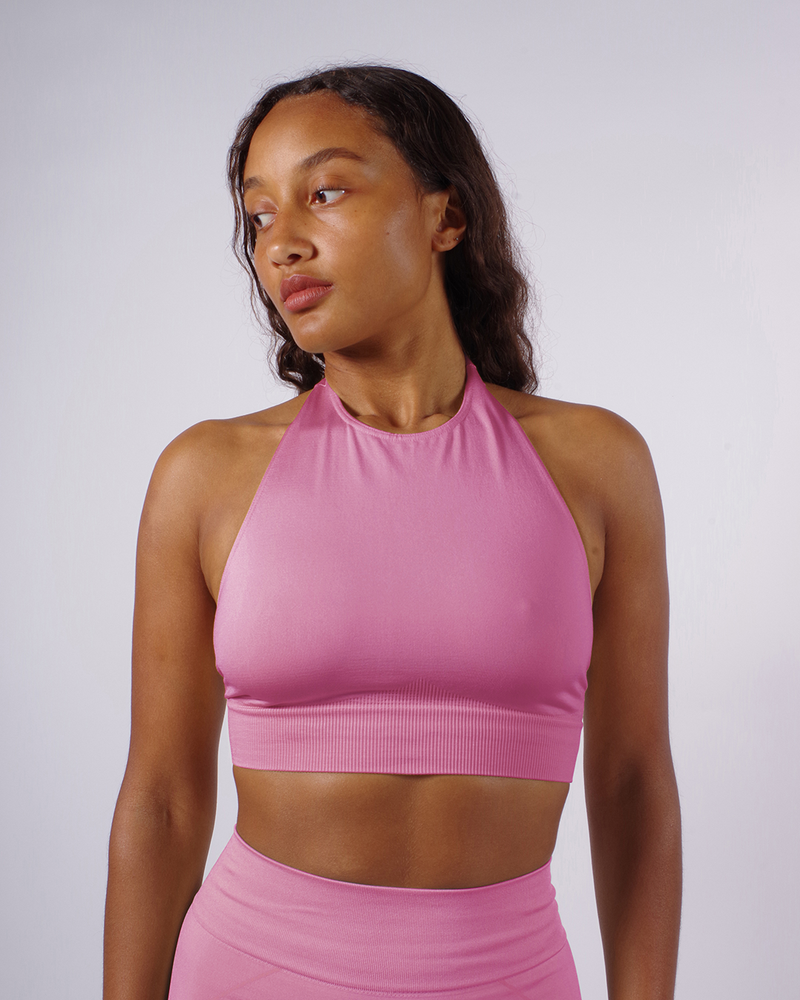 REVITALISED Halterneck Top | Candy