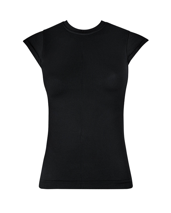ROUSE Ribbed Top | Black