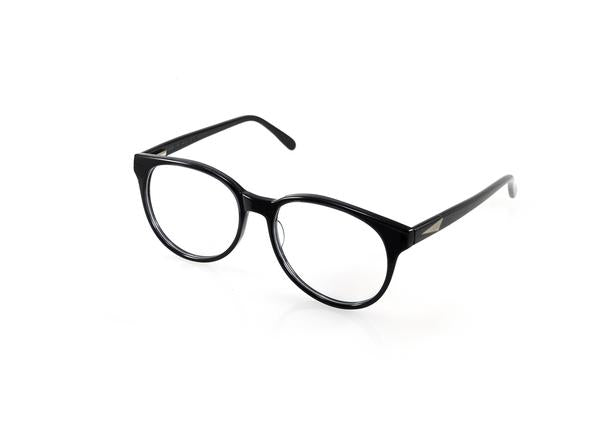 RIO Optical - Matte Black. Comfortable, for everyday wear. Unisex and suitable for all face shapes. Also available in sunglasses.