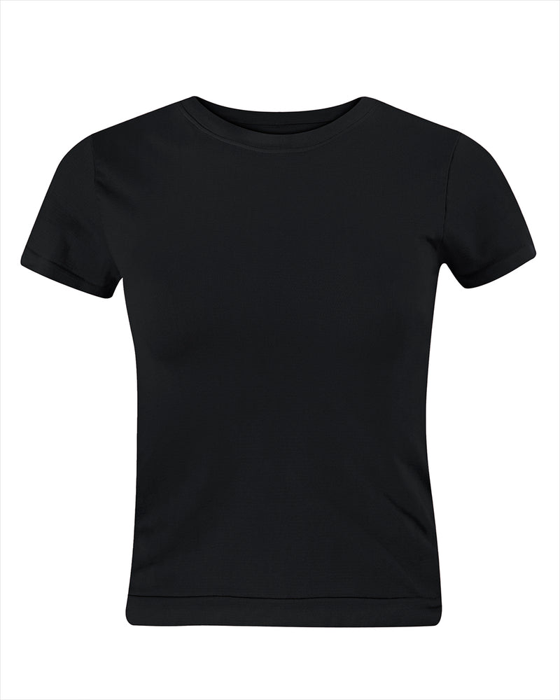 sapient black activewear t shirt - prism2 london 