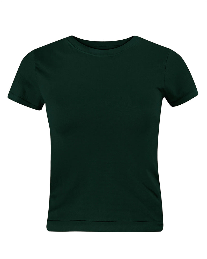 sapient green supportive activewear t shirt - prism2 london