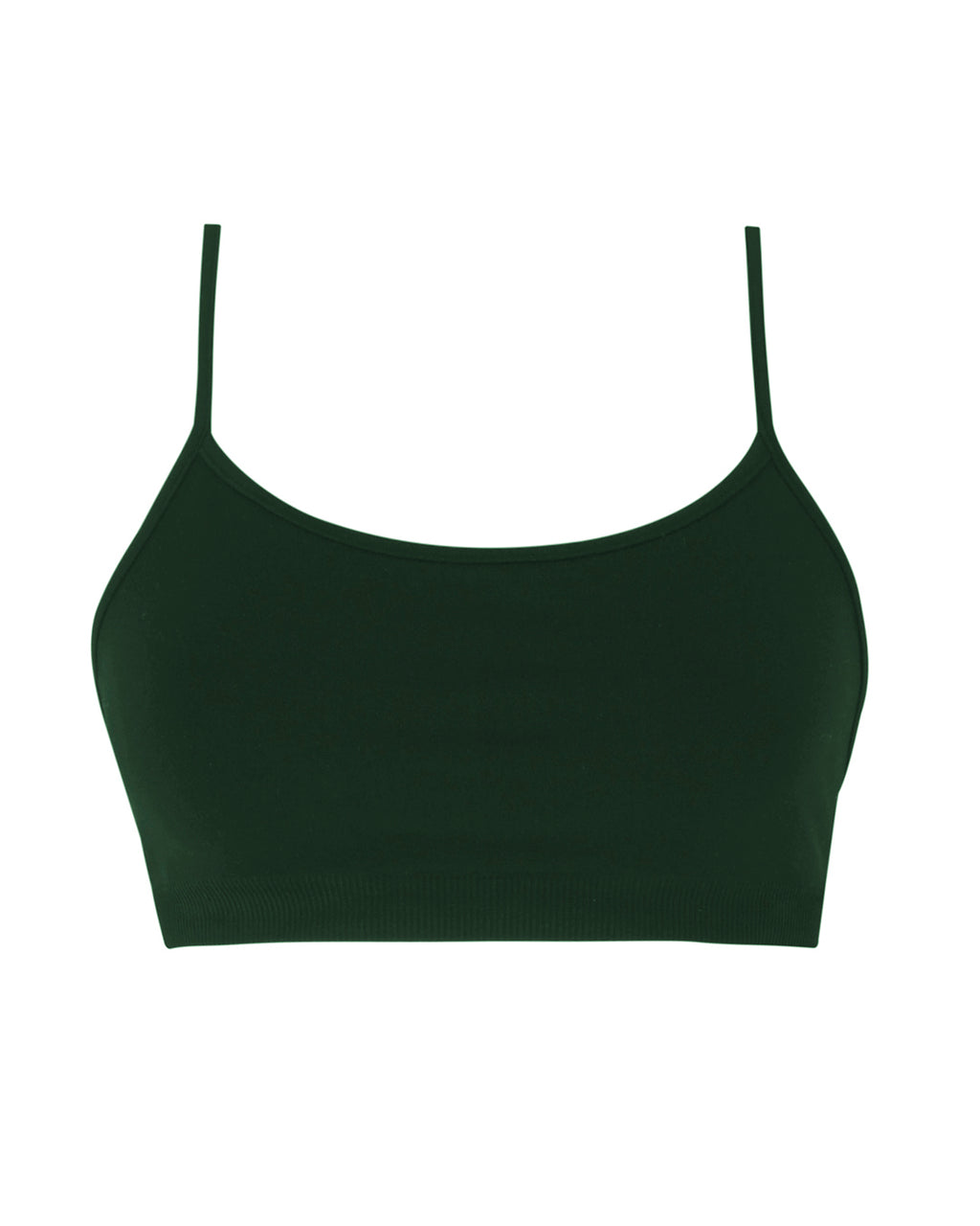 Sincere Bikini-Bra Top in Dark Green, Supportive Activewear Bra, Plus  Size women gym bralette