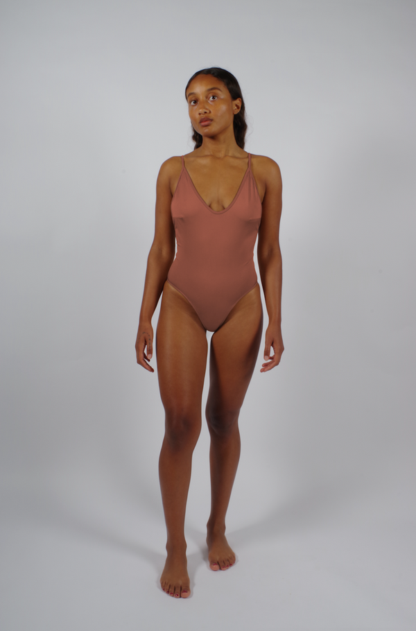 FLAWLESS - Body Swimsuit - Rusty Pink