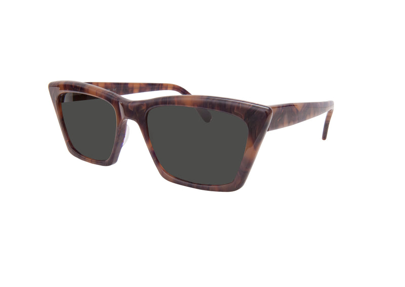 SEOUL - Brown Mother of Pearl. Unique yet functional sunglasses. Square frame w/ subtly accentuated tips and narrow bridge making them perfect for all faces.