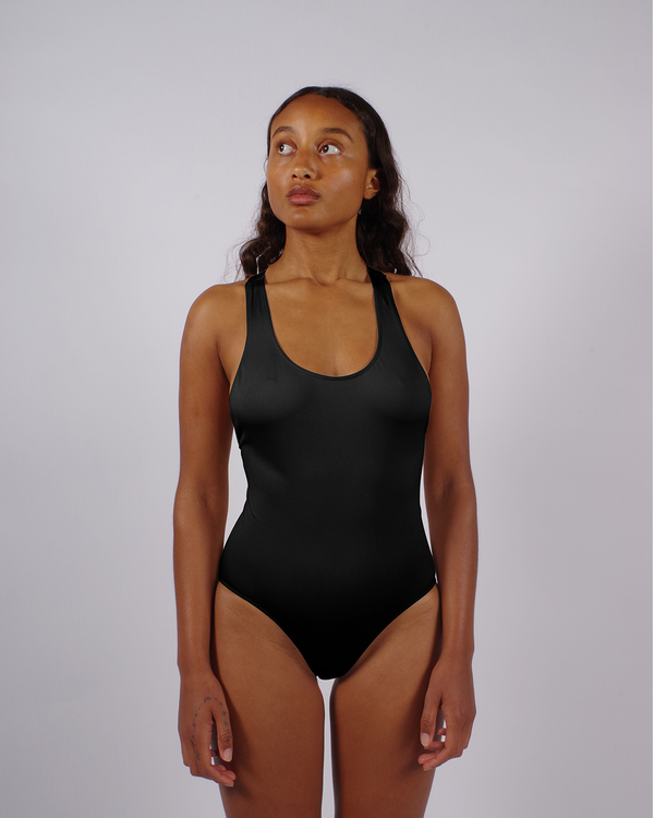 ZEALOUS - One-piece Swimsuit - Black