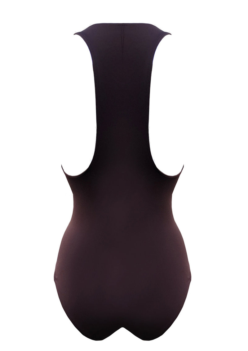 ZEALOUS Body Swimsuit | Chocolate Brown | Image 4