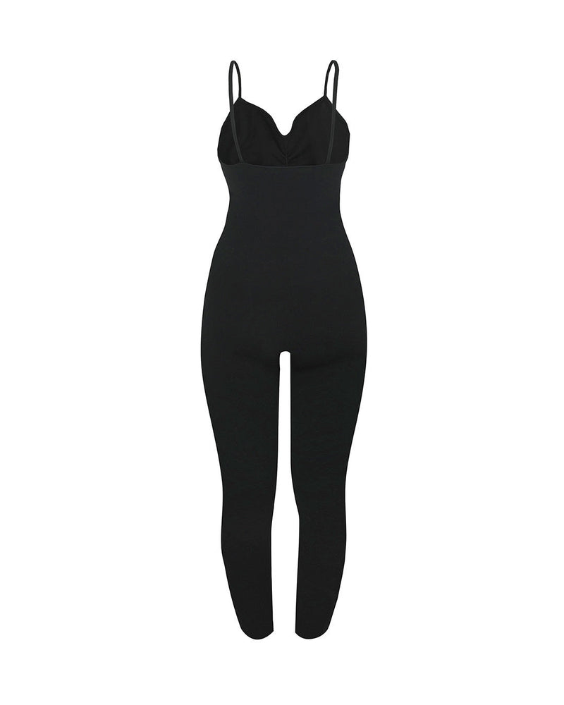 BALANCED - Black - PRISM² - sustainable - sculpting - supportive - Workout unitard -  Unitard bodysuit -  Full body compression suit -  Unitard gym wear