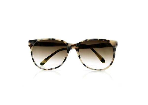 NEW YORK - Cream Tortoiseshell. A PRISM classic - unisex collection staple is a medium sized square style frame with a flat top and curve bottom. Also available in sunglasses and optical.
