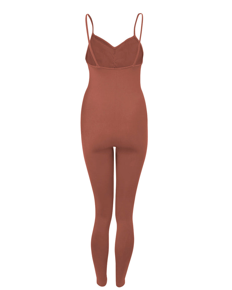BALANCED Rusty Pink Plus Size Unitard | Curvy Ladies Supportive ...
