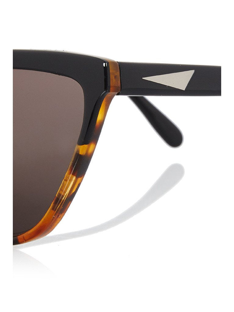 Cairo | Sunglasses | Black & Amber Tortoiseshell – PRISM LONDON