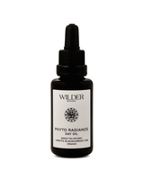 Wilder Botanics Day Oil - Green Tea infused oil with Arctic Blackcurrant C02. rich in beta carotene, vitamins B, C, D & K and is high in protective antioxidants which naturally firms tired looking skin, brightens and balances all skin types for all day hydration.  