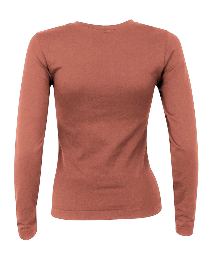 GRACIOUS Long Sleeve Top |  Rusty Pink | Image 3