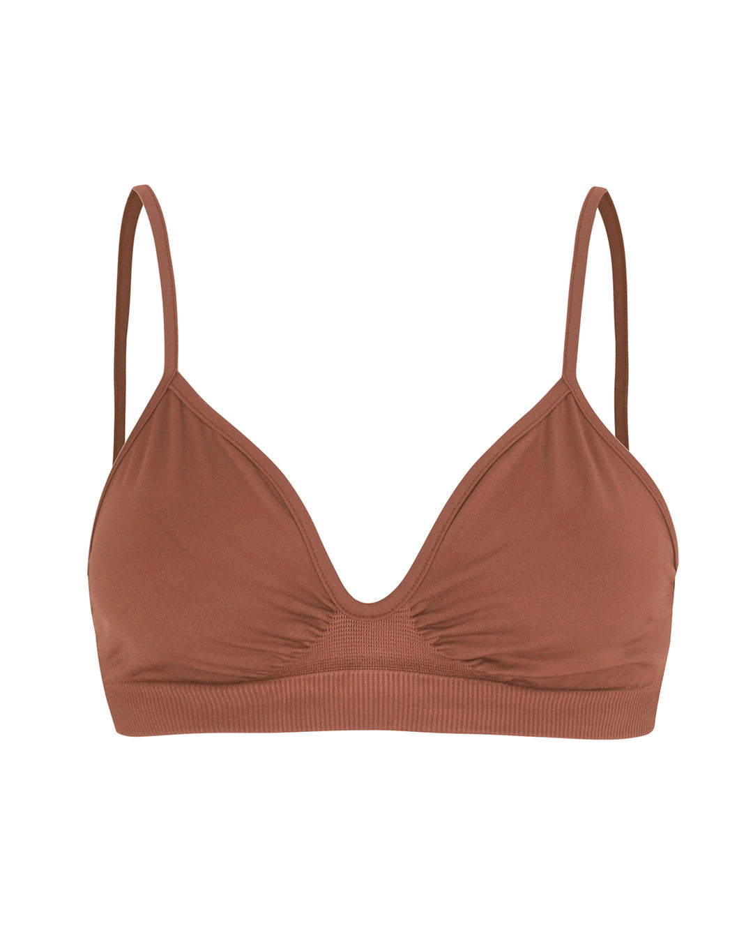 LIBERATED Rusty Pink Bra Top | Supportive Bralette for Plus Size Models ...