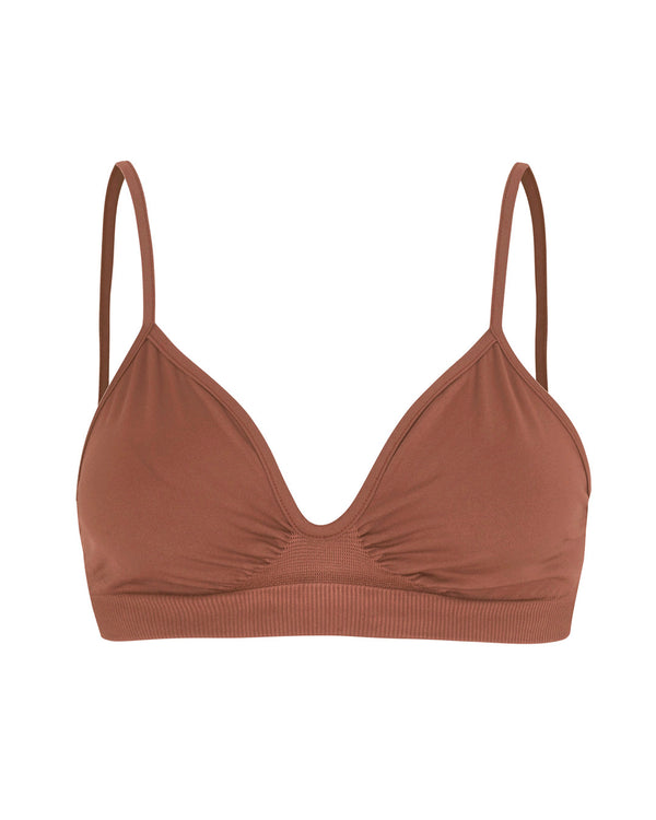 liberated bralette in rusty pink - plus size - bra for bigger breasts - maternity bra - bra for larger breasts - comfortable bralette - bra top for gym - supportive sustainable bralette a