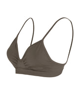 liberated in muddy grey - Maternity bra top - Plus size bra - Soft bralette - PRISM² -