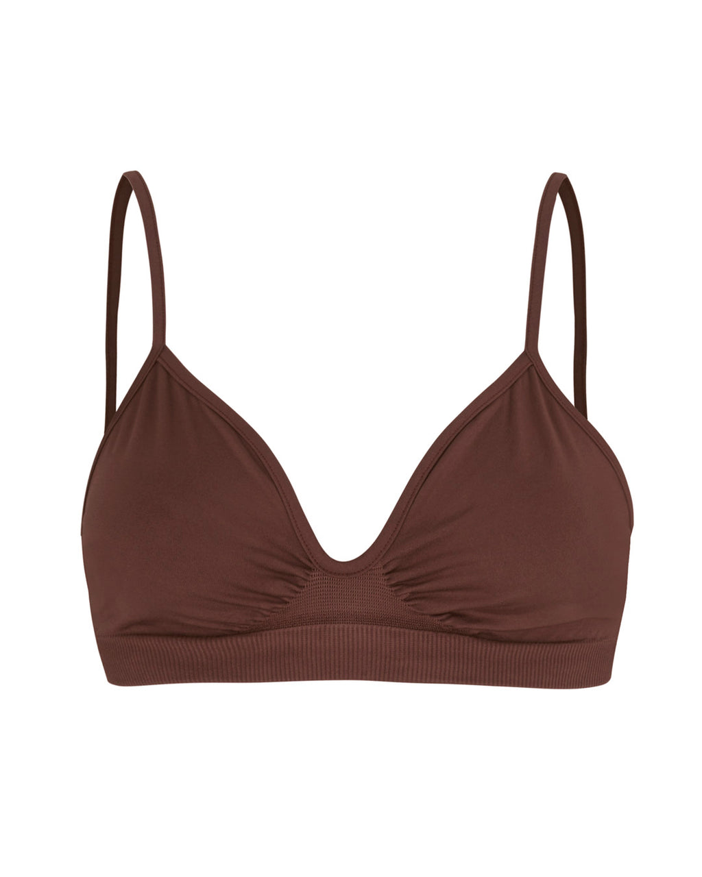 LIBERATED Maroon Top, Supportive Bralette for Bigger Breasts & Plus Sizes