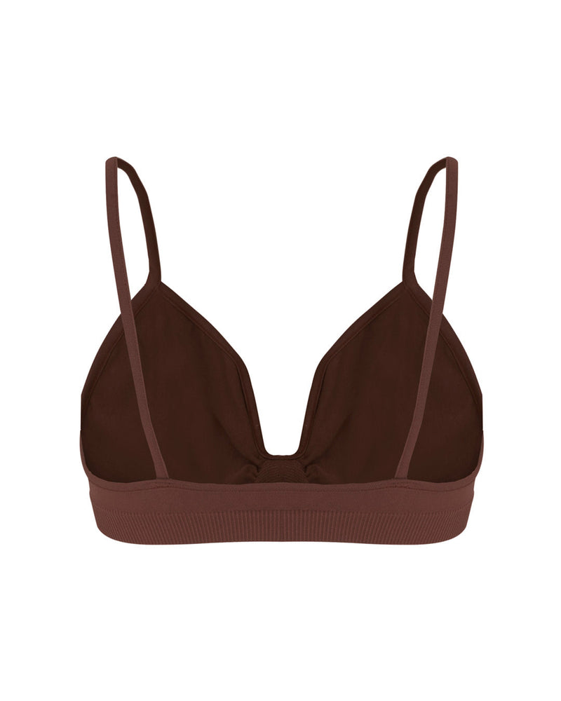 liberated in maroon - supportive bralette - PRISM² - Bralette for big bust - Bralette for pregnancy - plus size women bralette - gym bra top - brown bralette 