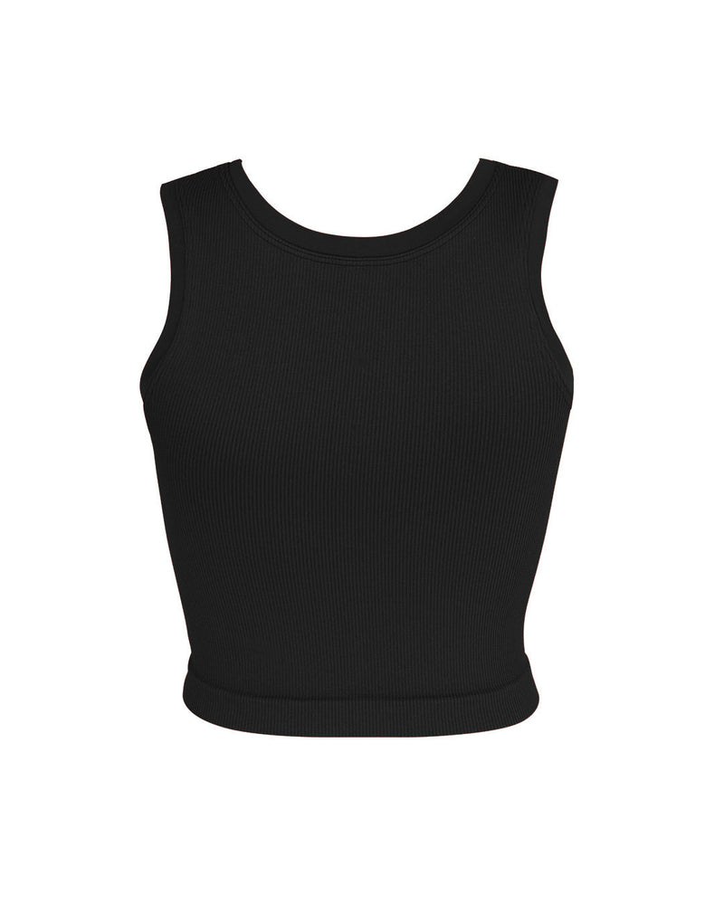 LUMINOUS Ribbed Vest | Black | Image 5