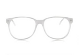 NEW YORK Optical - Crystal Grey. A PRISM classic - unisex collection staple is a medium sized square style frame with a flat top and curve bottom. Also available in sunglasses.