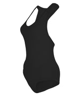 Presence | One-Piece Swimsuit front | Curvy plus size swimwear | Black | Tummy Control Shapewear | |PRISM²