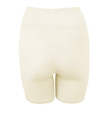 RIBBED COMPOSED - Shorts - Cream