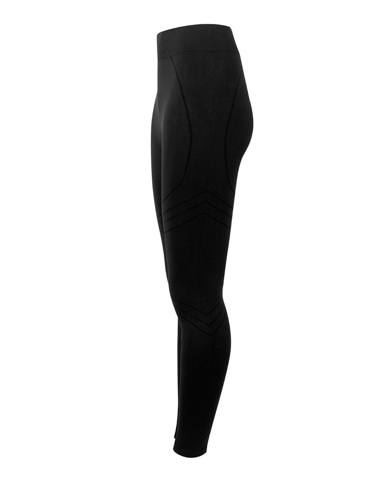 VIBRANT Black Leggings Sleek Activewear Seamless Design